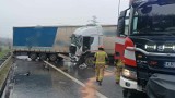 Wypadek na A4 pod Krakowem. Duże utrudnienia w ruchu