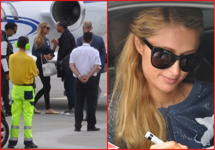 Paris Hilton przyleciała do Łodzi! [zdjęcia, FILM]