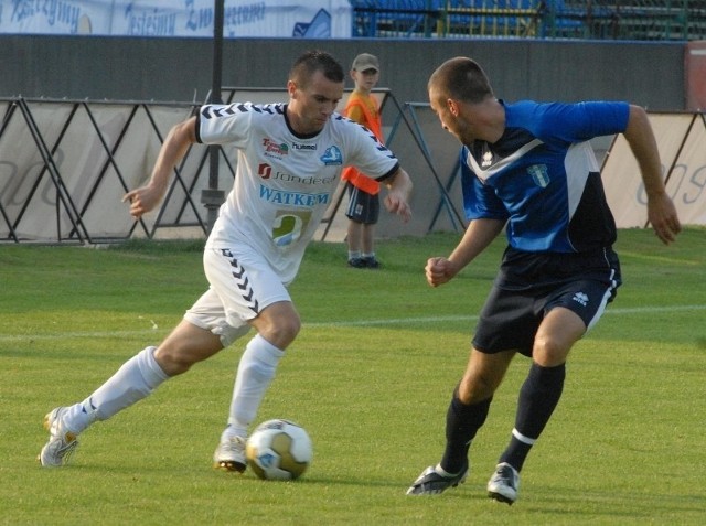 Jesienią w meczu z Wisłą jednego z goli dla Stali zdobył Wojciech Krauze.