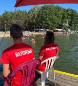 Karpicko: Ratownicy uratowali topiącą się w Jeziorze Wolsztyńskim kobietę