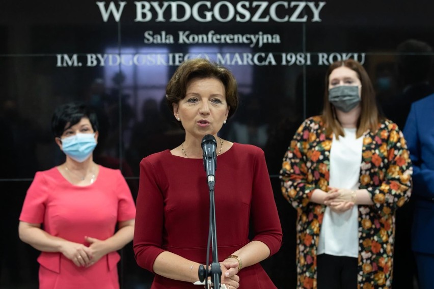 Minister Marlena Maląg w Bydgoszczy.