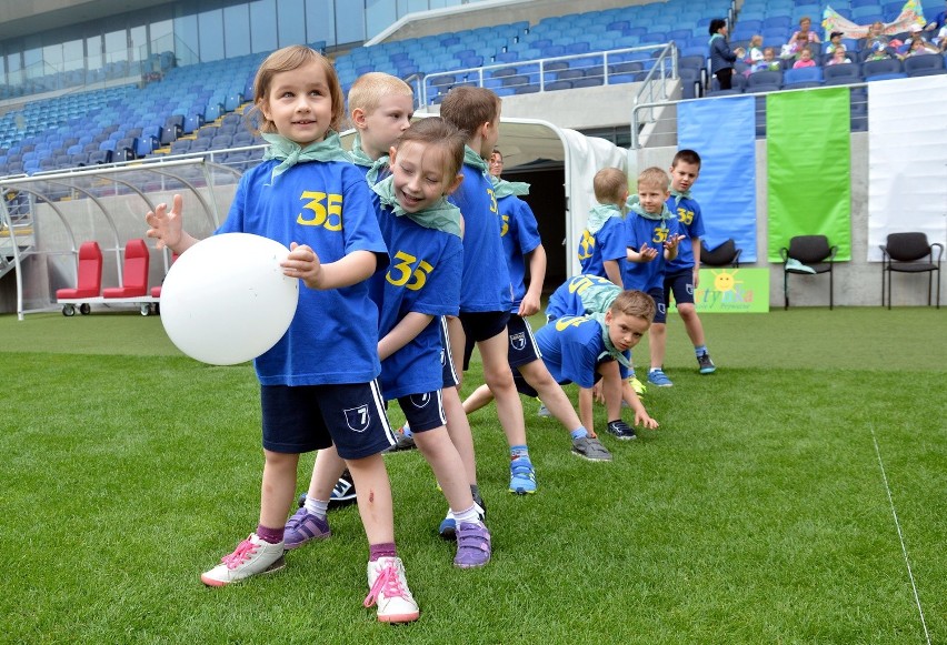 Przedszkolaki na Arenie Lublin: Mali sportowcy będą mieli swoją ligę (DUŻO ZDJĘĆ)