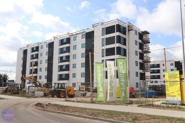 Przy ul. Celulozowej powstają dwa nowe bloki ze 144 mieszkaniami na wynajem. Mieszkańcy złożyli ponad 800 wniosków.