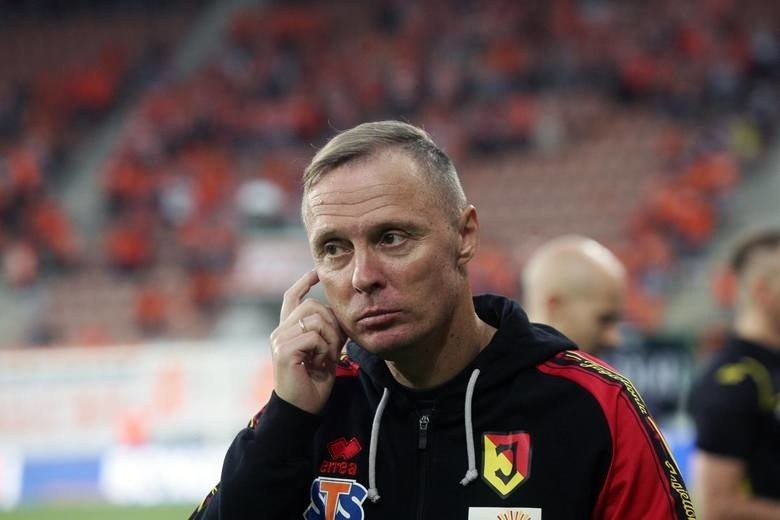 Jagiellonia Białystok. Trener Ireneusz Mamrot o sparingu z Dinamem Brześć [ZDJĘCIA]