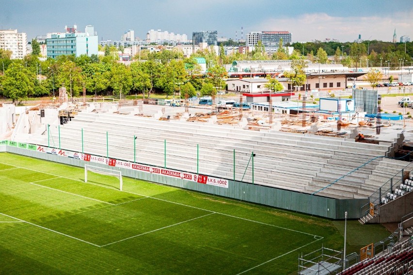 Budowa stadionu ŁKS nie zwalnia NAJNOWSZE ZDJĘCIA