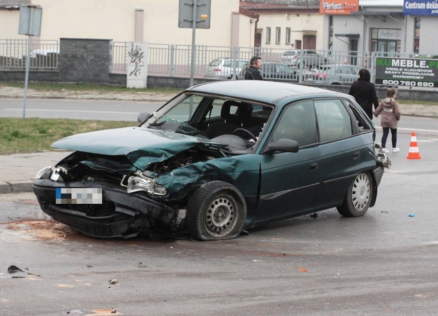 Wypadek na ulicy Lubelskiej w Radomiu