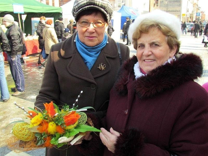 Jadwiga Lityńska i Barbara Kotowska z Klubu Seniora Echo...