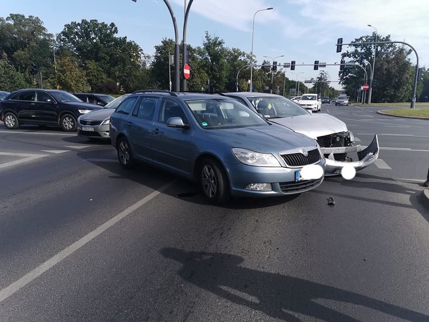 W niedzielne południe, 20 września doszło do dwóch kolizji...