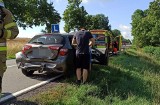 Kolizja w Gardei. Kierowca nie zachował bezpiecznej odległości i wjechał w tył samochodu nauki jazdy. Został ukarany mandatem [ZDJĘCIA]