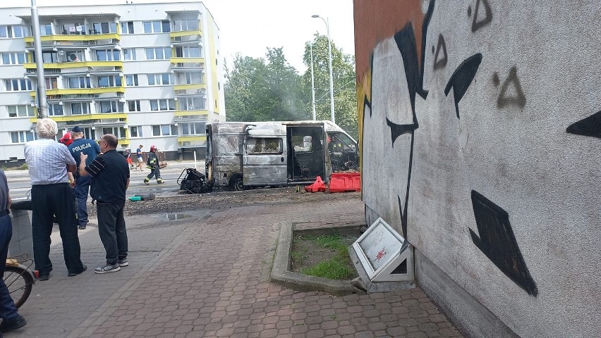 Ze względu na fakt, że auto spłonęło na terenie trwającej w...