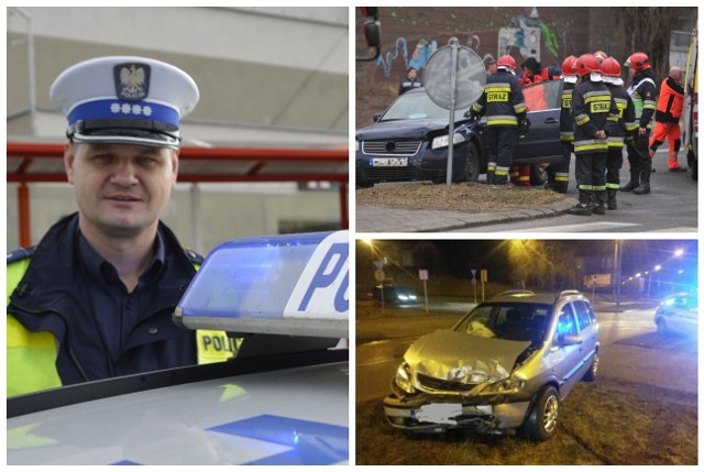 Naczelnik drogówki Marek Waraksa: - Najbardziej cieszy zmniejszenie liczby zabitych i rannych