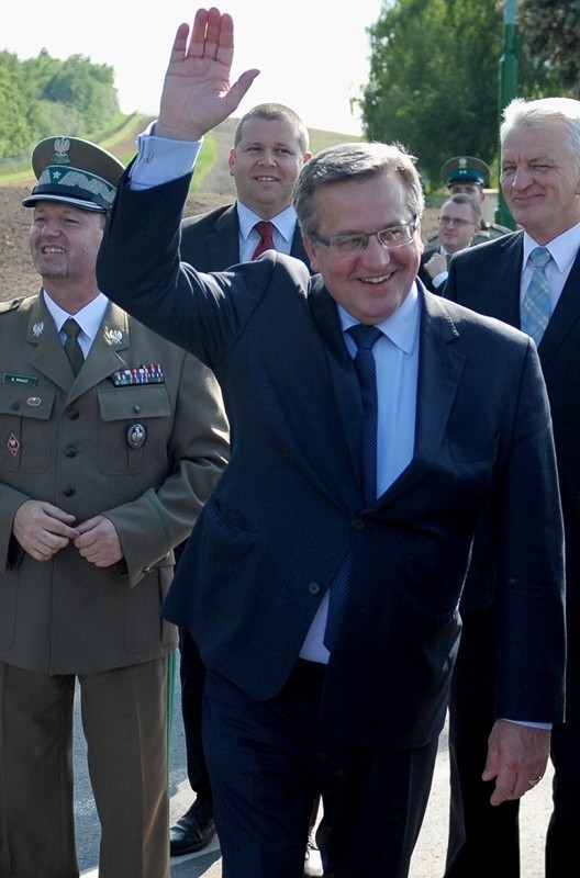 Prezydent Komorowski w Medyce...