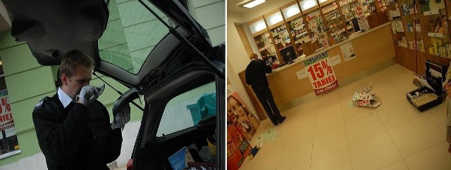 Kompletnie pijany 31-letni mężczyzna napadł na aptekę w centrum Szczecina. Policja ujęła sprawcę.