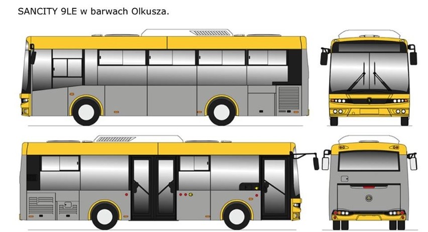 Olkusz. Wiemy już, jak będą wyglądały nowe autobusy, które wyjadą na ulice w wakacje
