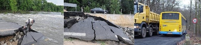 Oto jak wyglądała trasa do Przyborowa na przestrzeni kilku ostatnich miesięcy.