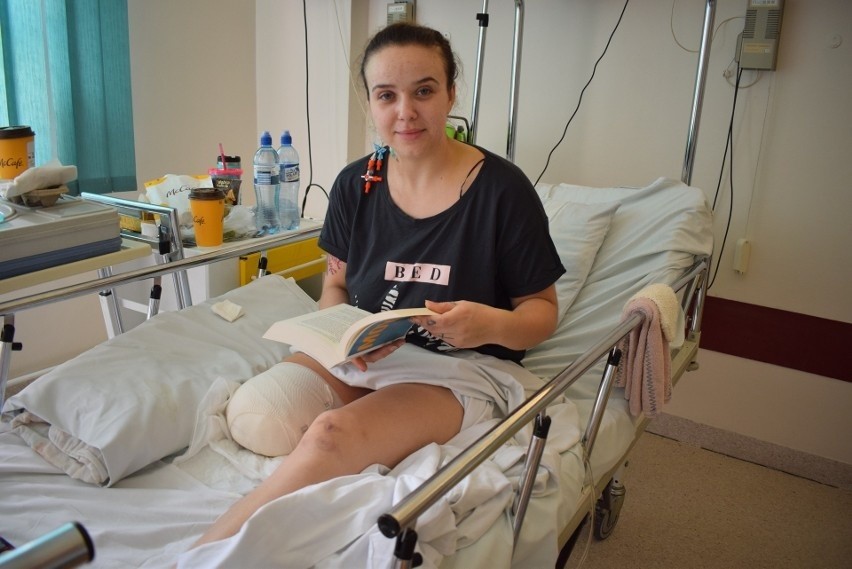 Maja straciła nogę w wypadku. Teraz 23-latka uczy się codziennego życia. Od nowa