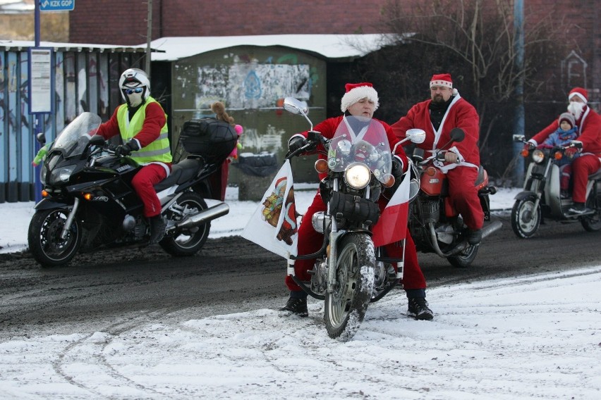 Mikołaje na motocyklach w Rudzie Śląskiej [ZOBACZ ZDJĘCIA]