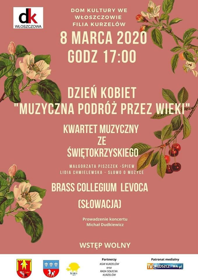 Koncert w Domu Kultury w Kurzelowie na Dzień Kobiet. Wystąpi znakomita sopranistka Małgorzata Piszczek