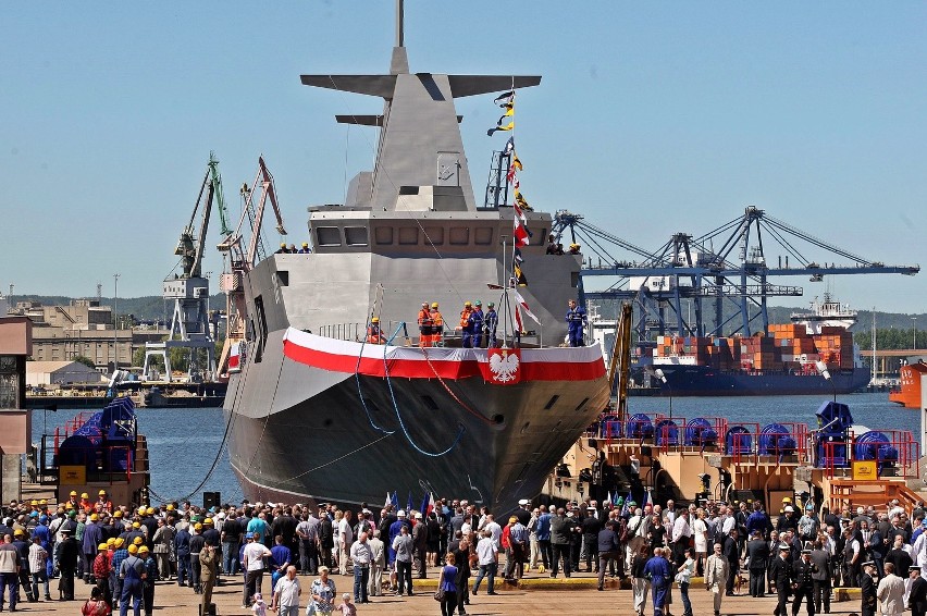Wodowanie i chrzest okrętu ORP Ślązak, Gdynia 2 lipca 2015