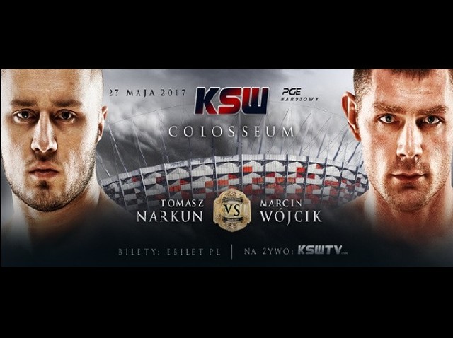 KSW Stadion Narodowy. Tomasz Narkun zmierzy się z Marcinem Wójcikiem. Jak na razie to jedyny z berserkerów, którego występu możemy być pewni na majowej gali.