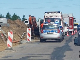 Produkcyjna. Tragiczny wypadek na budowie. Zginął pracownik