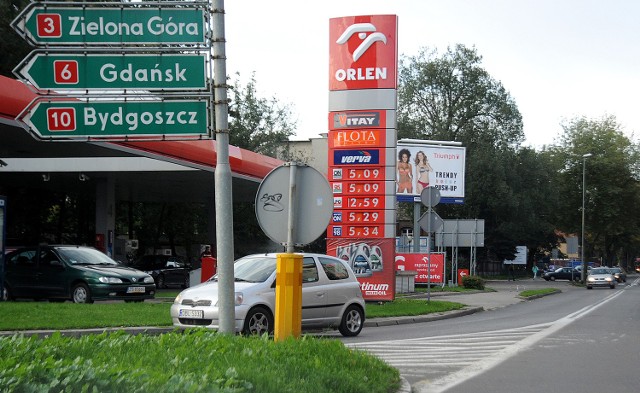 Wczoraj, na stacji Orlenu przy ul. Kopernika w Szczecinie paliwa kosztowały już powyżej 5 zł za litr.