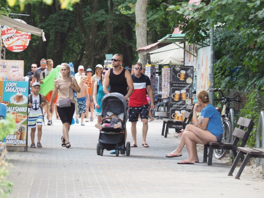 Zobaczcie, jak we wtorkowe południe wyglądała plaża...