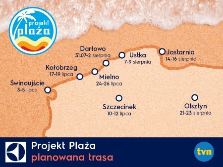 Plenerowe warsztaty Electrolux, organizowane w ramach Projektu Plaża TVN w dniach 7-9 sierpnia na plaży przy latarni morskiej w Ustce poprowadzi Karina Zuchora.