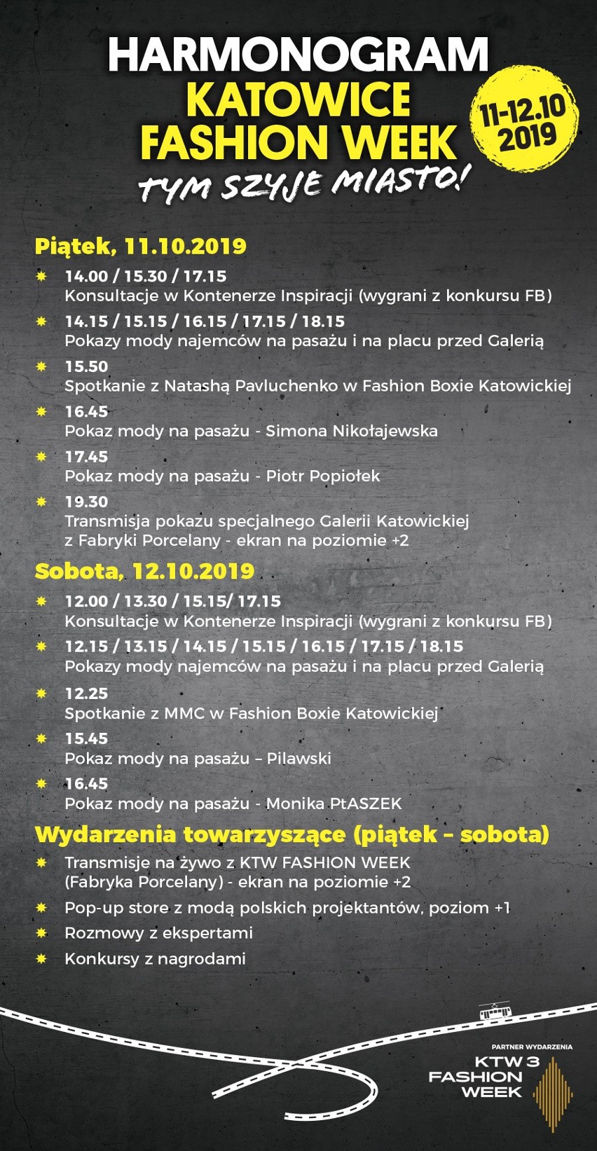 Harmonogram Katowice Fashion Week 2019