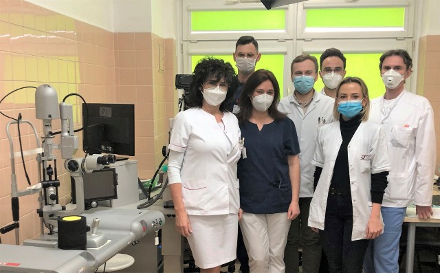 Klinika Chorób Oczu w bydgoskim szpitalu Jurasza pozyskała ostatnio nowoczesny sprzęt, w tym podprogowy laser siatkówkowy EasyRet (na zdjęciu).