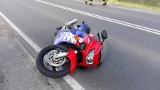 Wypadek w miejscowości Uszew. Zginął motocyklista [ZDJĘCIA]