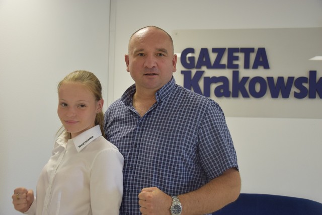 Gabriela Migda i jej trener Krzysztof Bulanda wierzą w kolejne sukcesy. Ta 14-letnia kickbokserka ma już na koncie kilka cennych medali