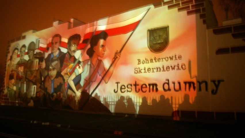 „Ożywienie" muralu w ramach podsumowania akcji „Jestem dumny" w Skierniewicach [ZDJĘCIA]