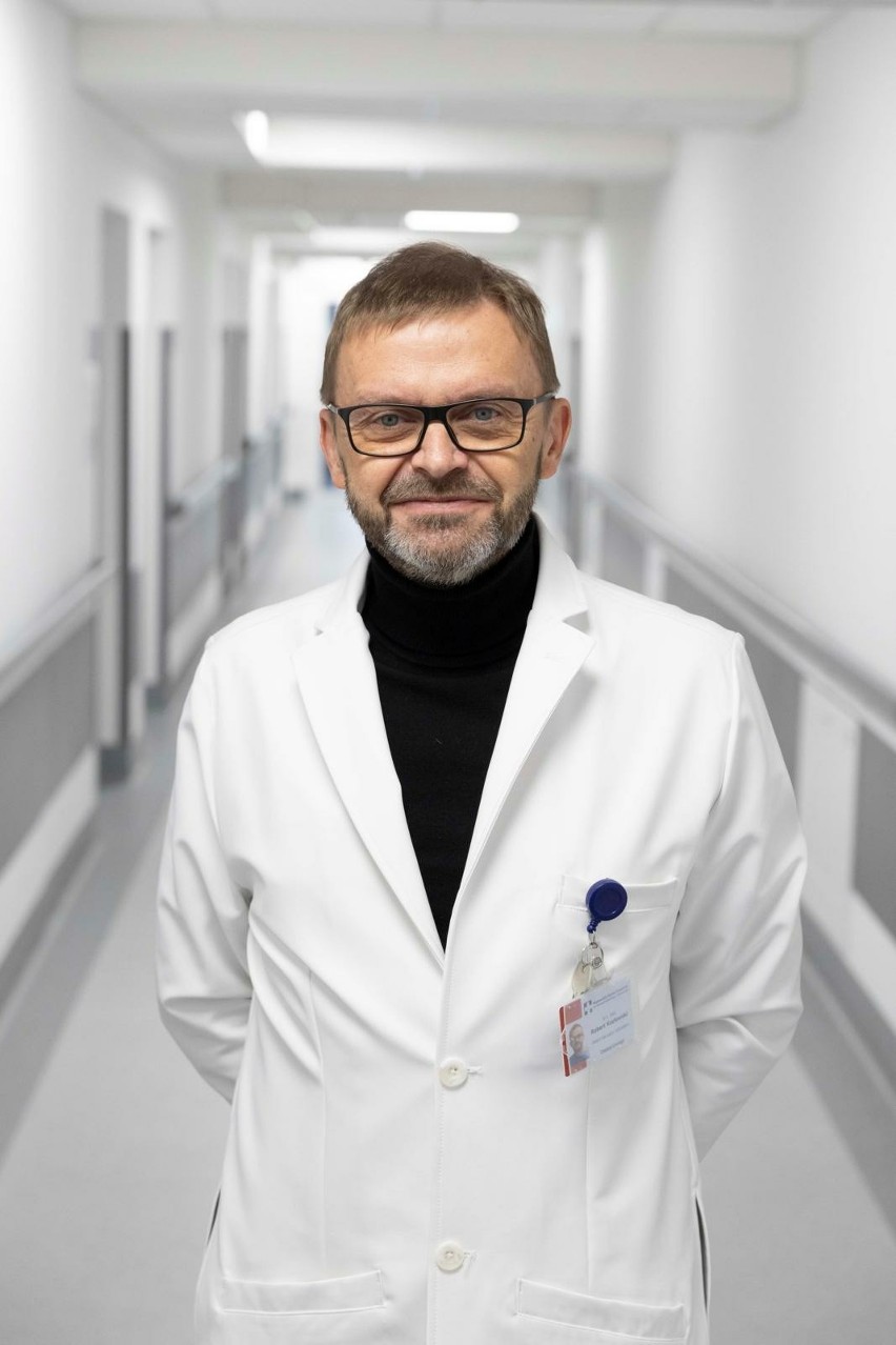 dr Robert Kozłowski, lekarz kierujący Oddziałem Urologii...