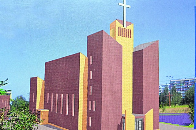 Wizualizacja kościoła parafii Matki Boskiej Częstochowskiej w Rybniku
