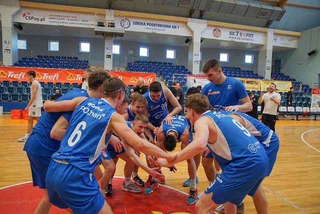 Tak młodzi koszykarze Enei Basket Poznań cieszyli się ze zwycięstwa nad Śląskiem Wrocław i z awansu do najlepszej czwórki Mp do lat 19