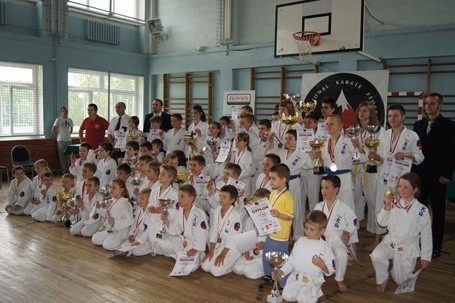 Młodzi karatecy na Widzewie