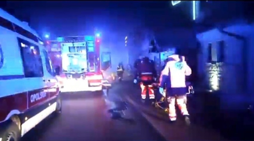 Pożar wybuchł w hotelu w Chrząstowicach.