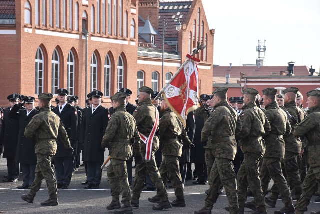 Zbiórka w bazie wojskowej w Malborku w przededniu Święta Niepodległości