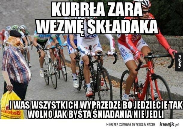 77. Tour de Pologne inspiruje. Zobacz memy kolarstwie....