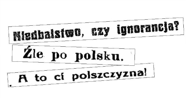 Tytuły z białostockiej prasy z lat 1919 - 1930