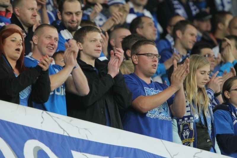 Lech Poznań Wisła Kraków 2:0 - tak się kibicuje w Poznaniu