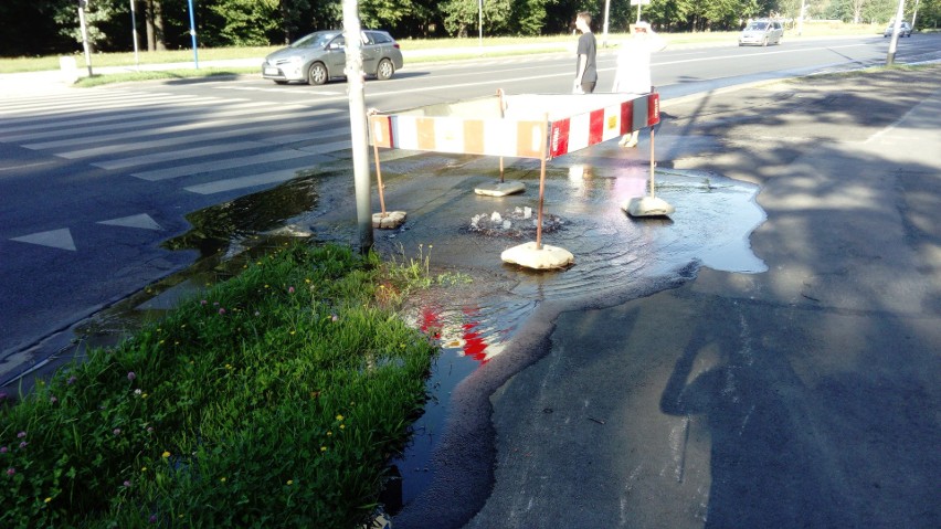 Awaria wodociągowa na Wejherowskiej