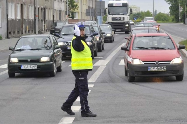 Skrzyżowanie Plebiscytowej i Ozimskiej w Opolu.