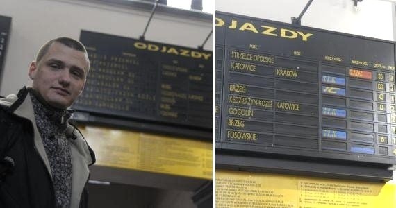 Pasażerowie na dworcu w Opolu muszą liczyć się z opóźnieniami pociągów.