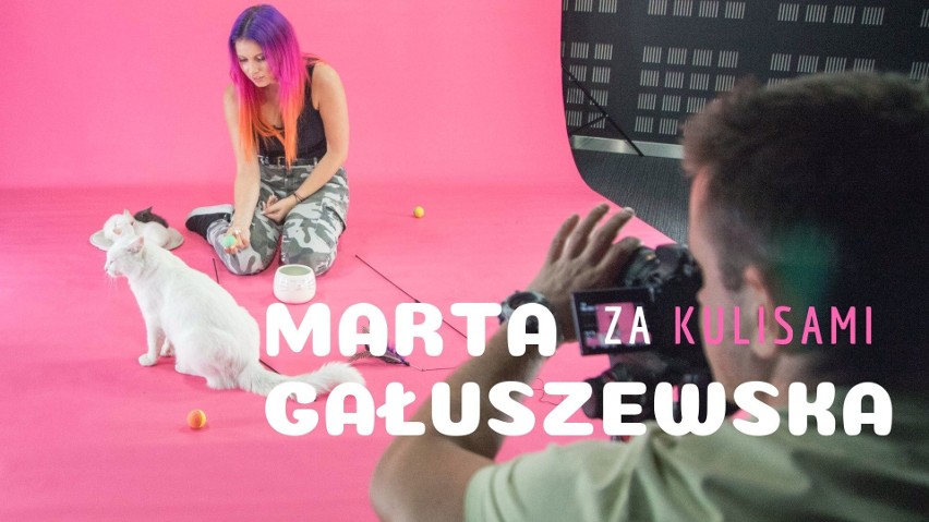 Marta Gałuszewska za kulisami programu "MiauCzat"! Zobacz, który kociak przypominał jej Michała Szpaka! [WIDEO+DUŻO ZDJĘĆ]