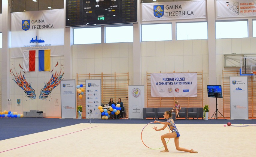 Wiktoria jest gimnastyczką z Ukrainy. Trafiła do Trzebnicy i wystąpiła w Pucharze Polski