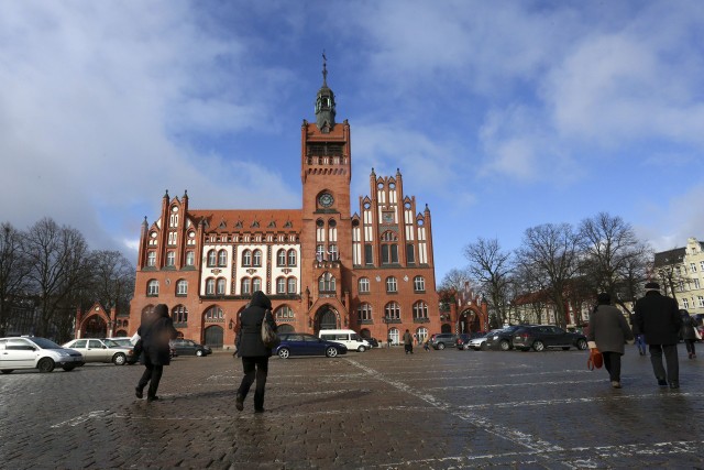 Budynek słupskiego ratusza.