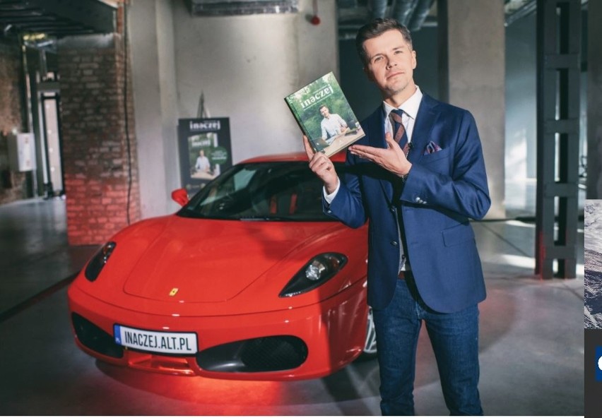 Radosław Kotarski do swojej książki dorzuca ferrari