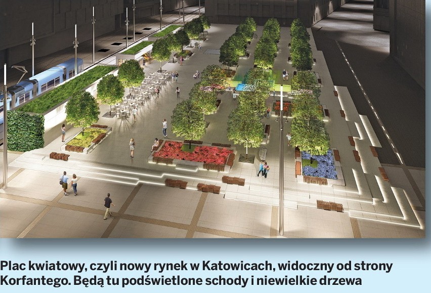 Rynek w Katowicach zaplanowany. Najwyższa pora na jego budowę [INFOGRAFIKA]